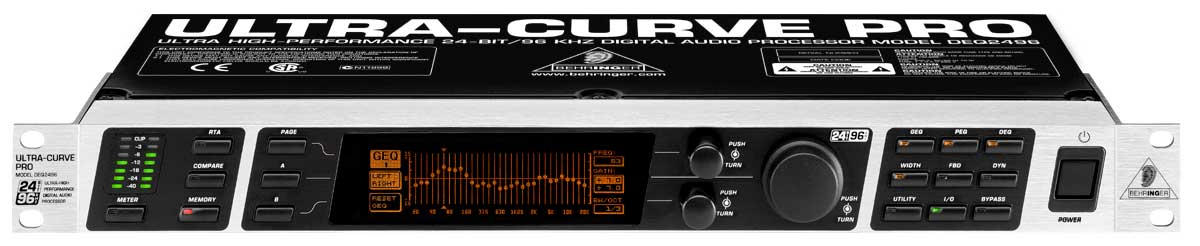 Behringer Behringer Ultracurve Pro DEQ2496 Digital Equalizer