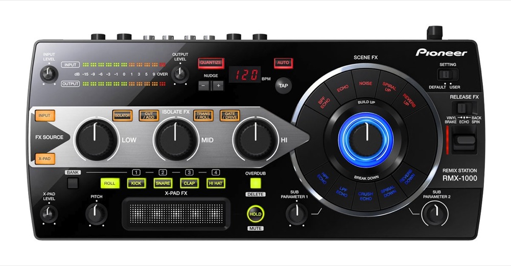 Pioneer Pioneer RMX-1000 Remix Station Performance DJ Controller - White