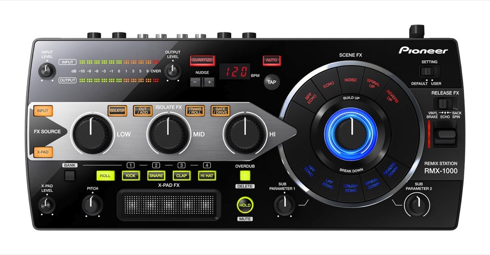 Pioneer Pioneer RMX-1000 Remix Station Performance DJ Controller - Black