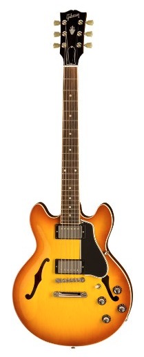 Gibson Gibson Memphis ES-339 Plain '50s Electric Guitar, with Case - Light Caramel Burst
