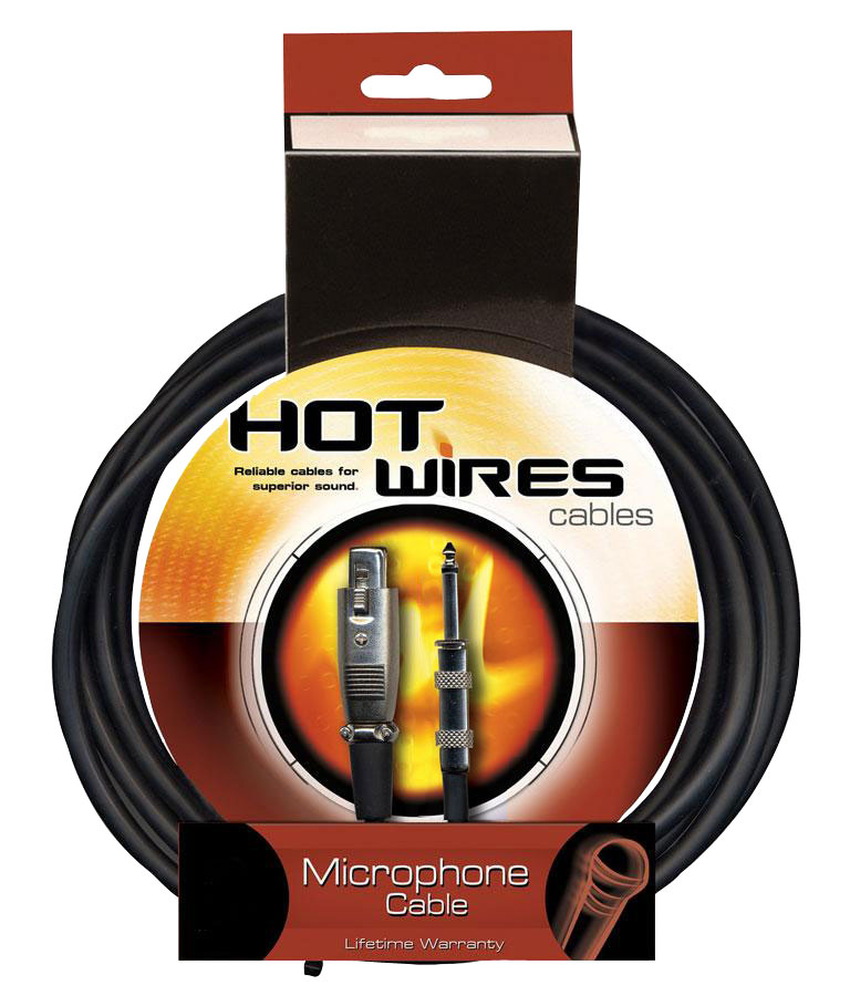 Hot Wires Hot Wires Hi-Z XLR Microphone Cable (25 Foot)