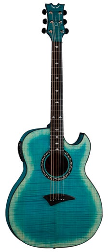 Dean Dean Exhibition FM Acoustic-Electric Guitar - Faded Denim