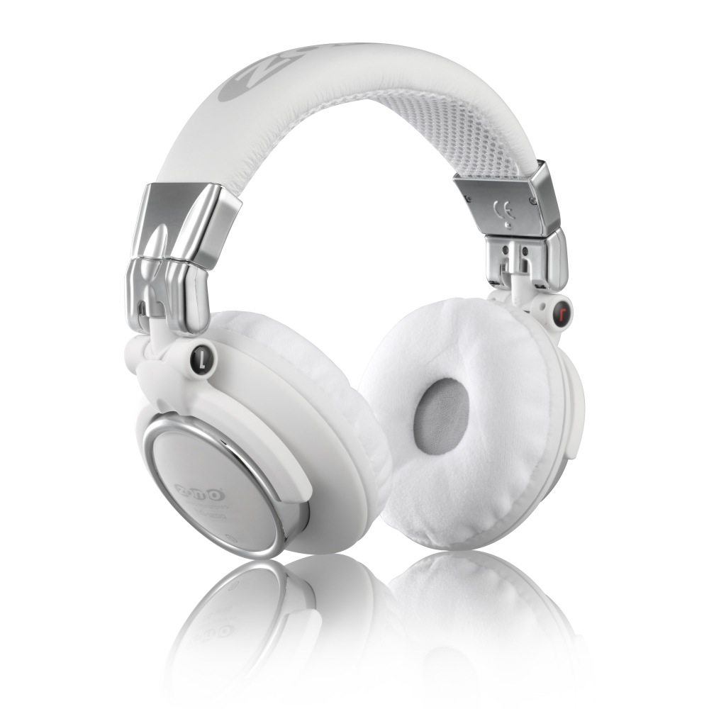 Zomo Zomo HD-1200 DJ Headphones - White and Chrome