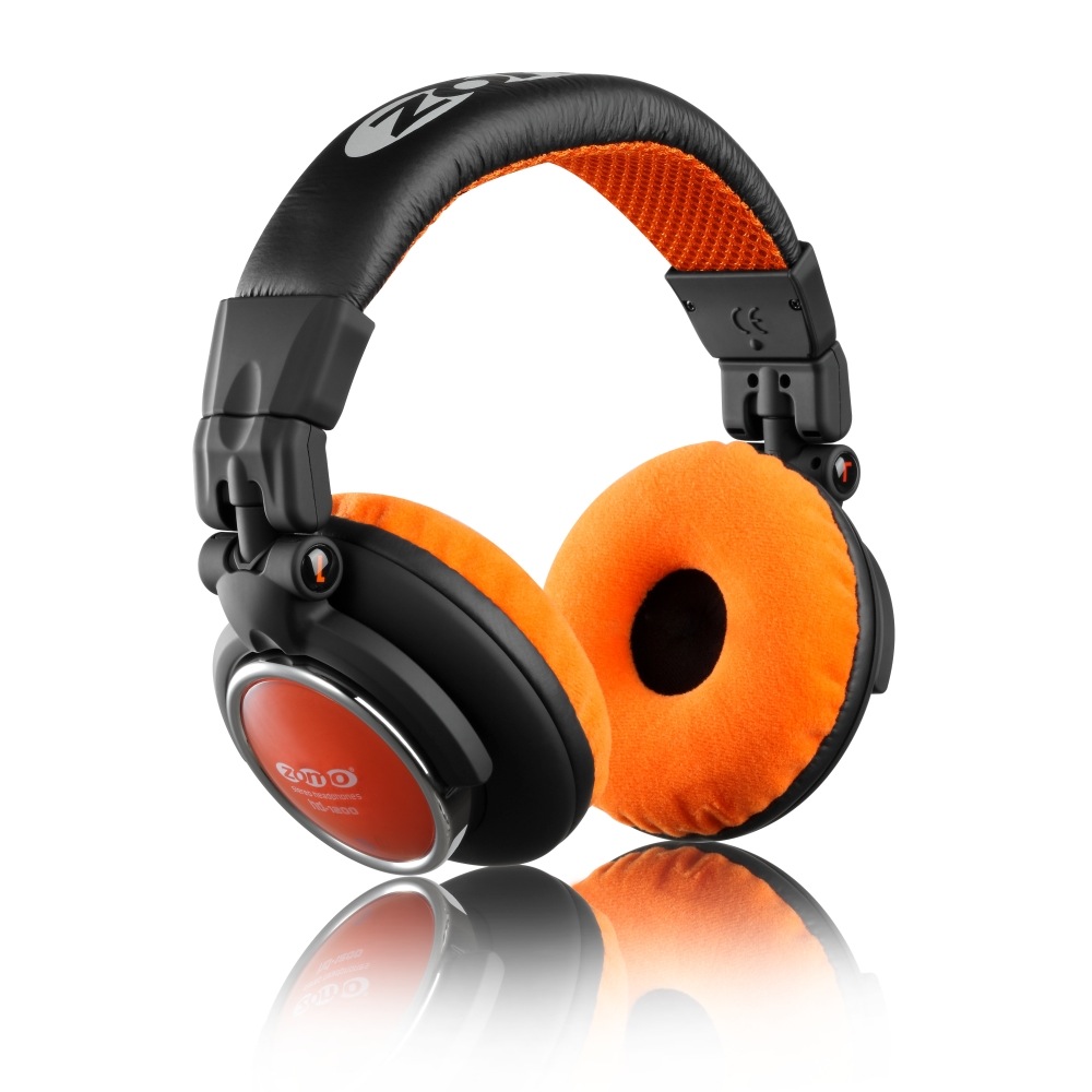 Zomo Zomo HD-1200 DJ Headphones - Black and Orange