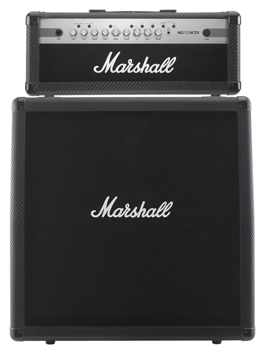 Marshall Marshall MG100HCFX and MG412ACF Guitar Amplifier Half Stack