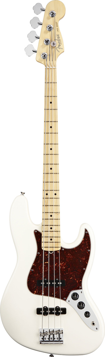 Fender Fender 2012 American Standard Jazz Electric Bass, Maple - Olympic White