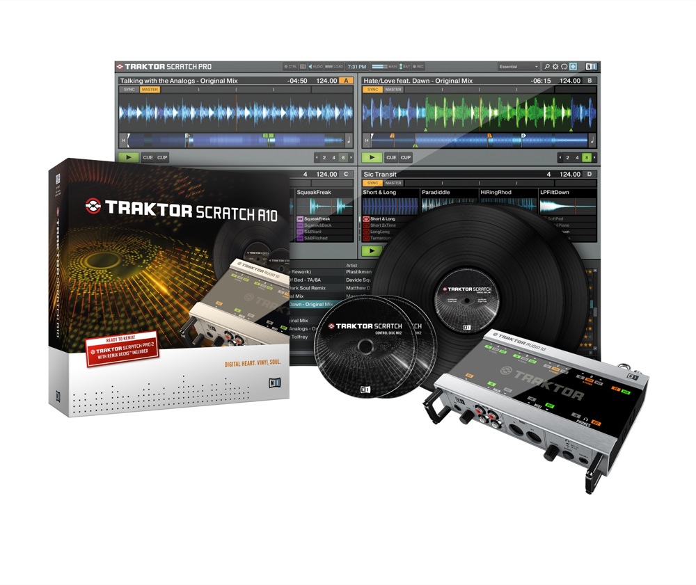 Native Instruments Native Instruments Traktor Scratch Audio 10 USB DJ Audio Interface