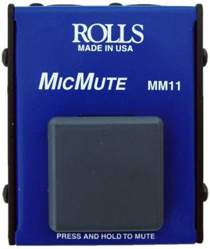 Rolls Rolls MM11 MicMute Momentary Microphone Muting Switch