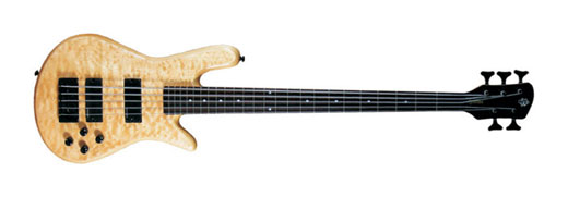 Spector Spector Legend Classic 5 Electric Bass, 5-String - Natural Quilted Maple