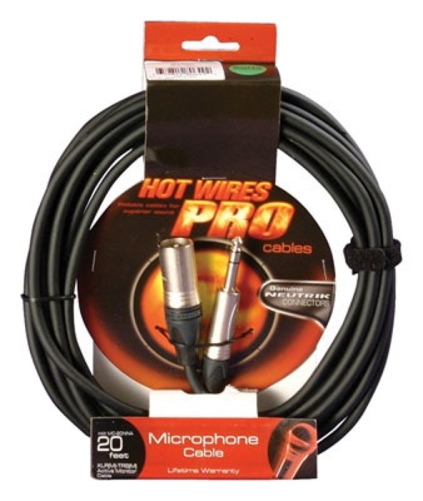 Hot Wires Hot Wires Male XLR to 1/4