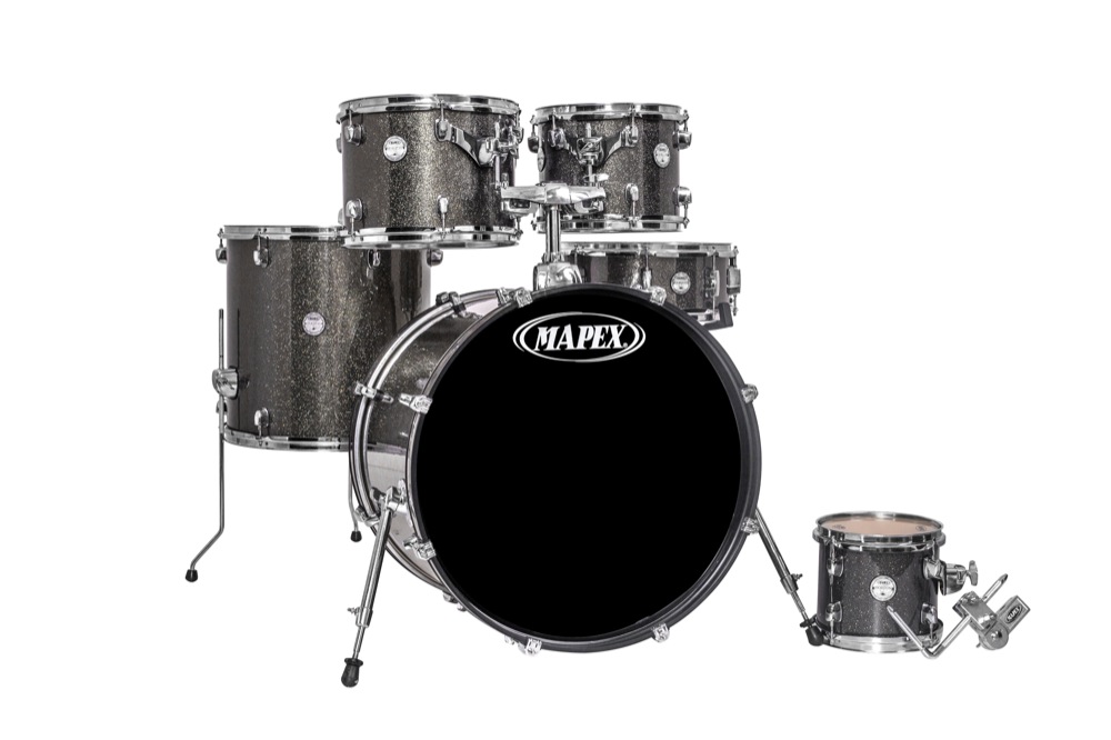 Mapex Mapex HX629S Horizon SRO Drum Shell Kit (5-Piece) - Gray Sparkle