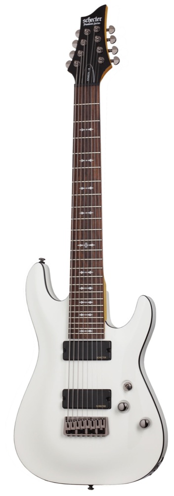 Schecter Schecter 8-String Omen Electric Guitar - Vintage White