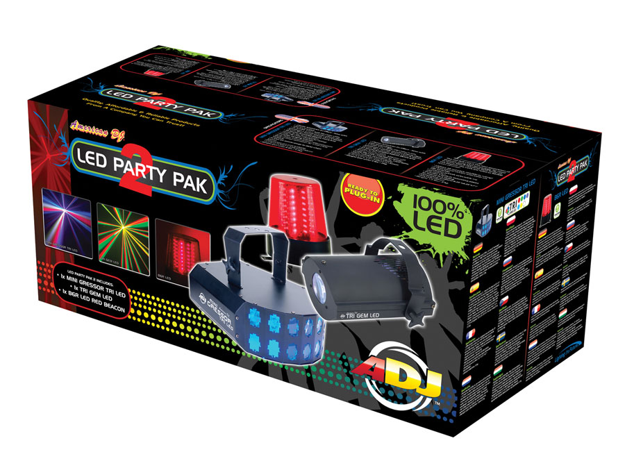 American DJ and Audio American DJ LED Party Pak 2 Lighting Package