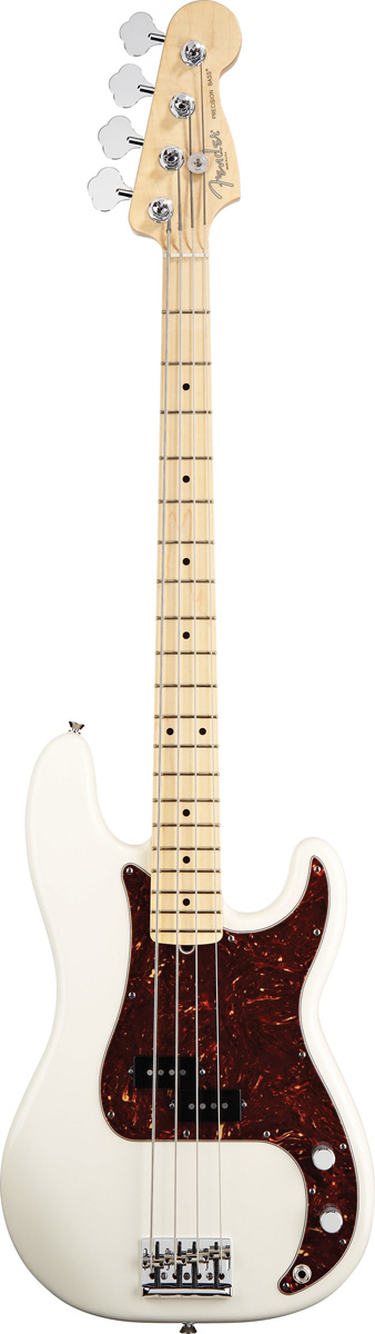 Fender Fender 2012 American Standard Precision Electric Bass, Maple - Olympic White