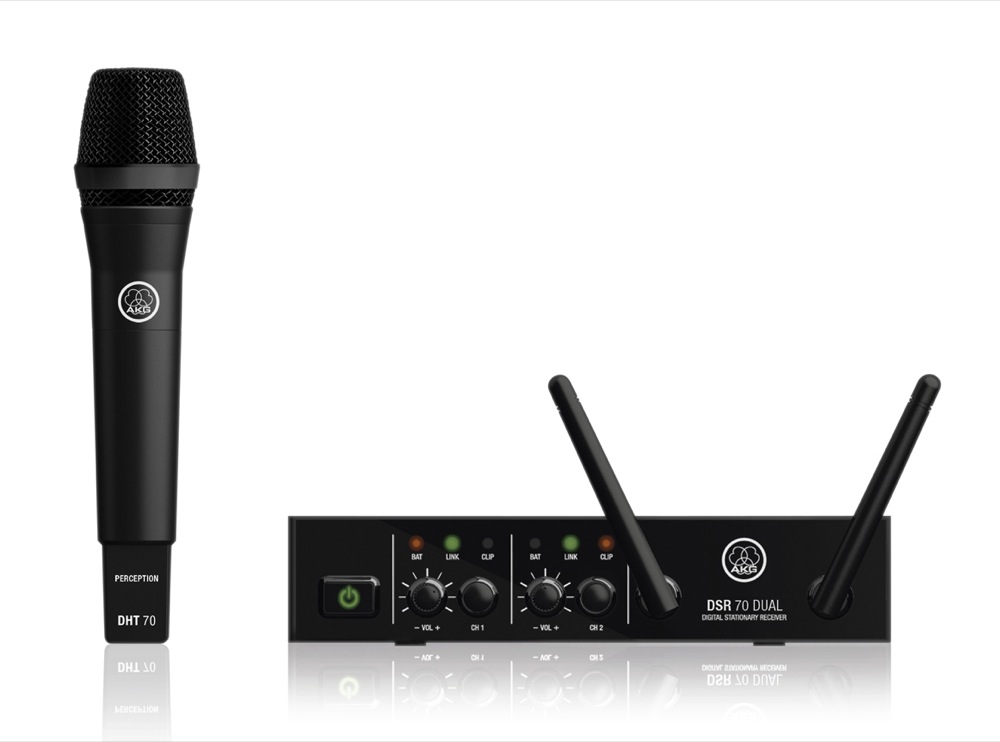 AKG AKG DMS70 D-Dual Channel Wireless Vocal Microphone System