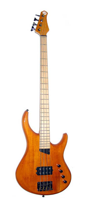 Michael Tobias Design MTD Kingston Artist Electric Bass Guitar, 4-String - Amber