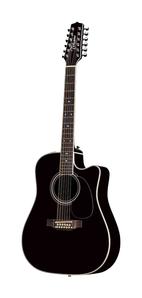 Takamine Takamine EF381SC 12-String Acoustic-Electric Guitar, Dreadnought