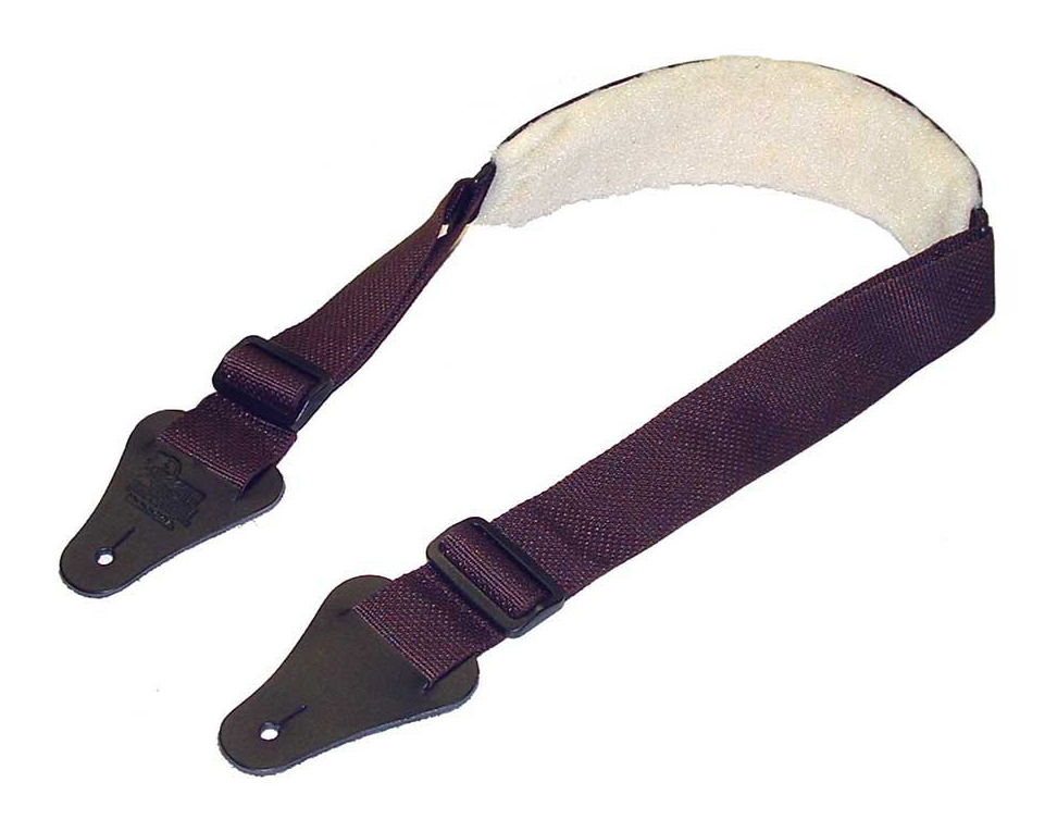 Eagle Mountain Eagle Mountain Guitar Strap, Sheepskin - Brown