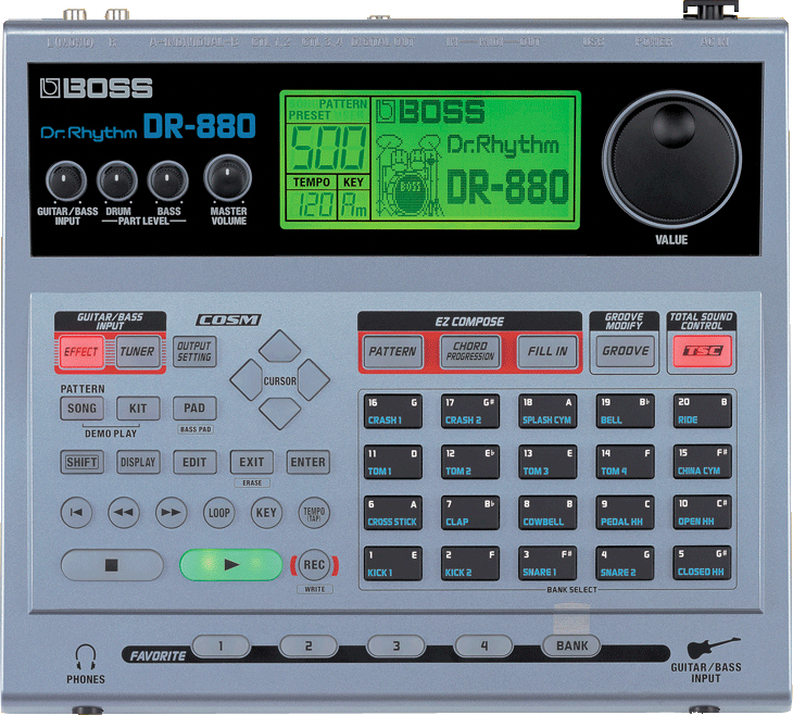 Boss Boss Dr. Rhythm DR-880 Drum Machine