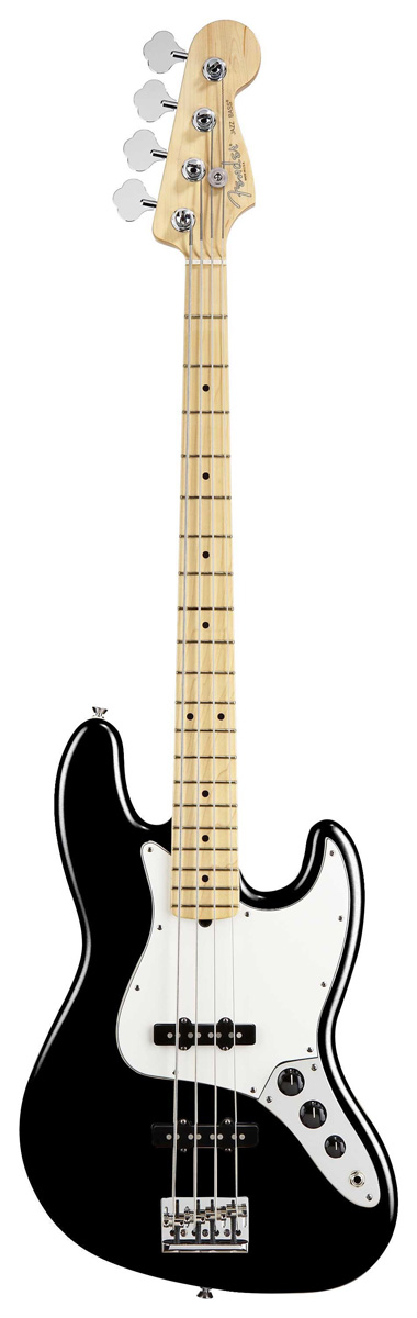 Fender Fender American Standard Jazz Electric Bass Guitar, Maple - Charcoal Frost Metallic