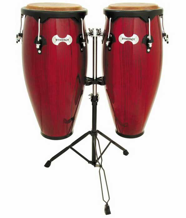 Toca Toca Synergy Conga and Bongos Pack with Hardware - Tobacco