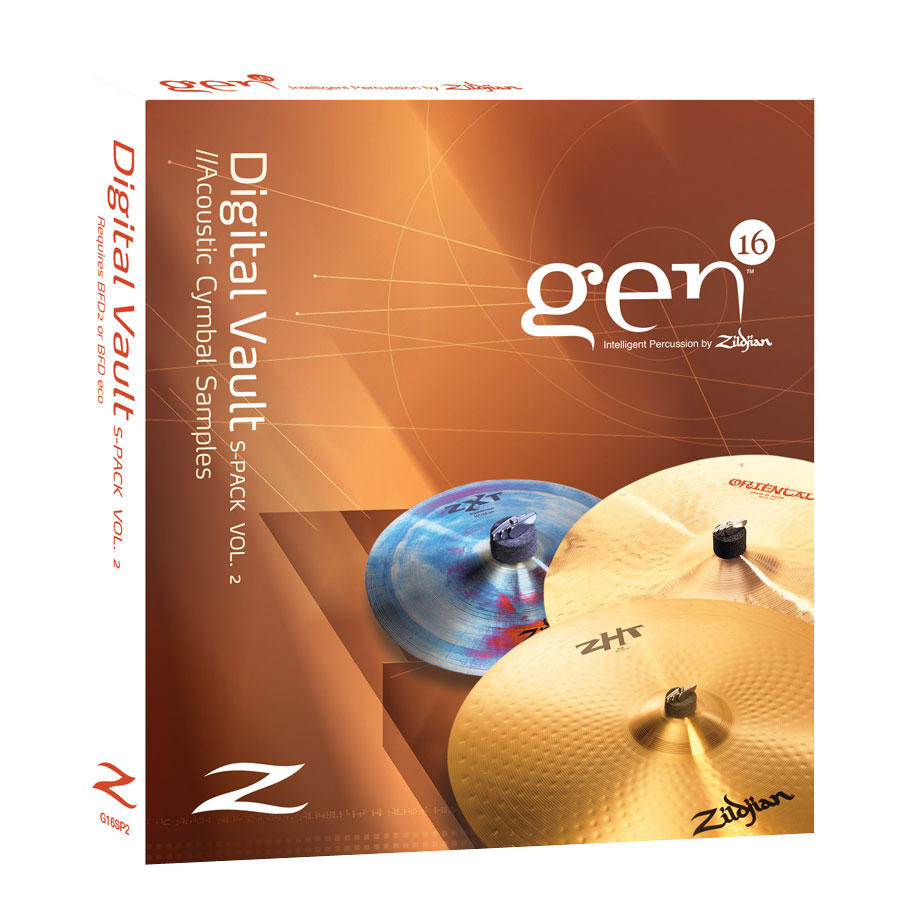 Zildjian Zildjian Gen16 Digital Vault S-Pack Volume 2 Cymbal Samples