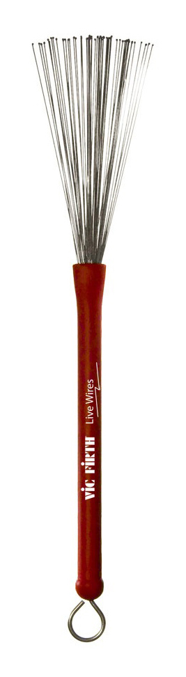 Vic Firth Vic Firth LW Live Wires Wire Brush, Retractable