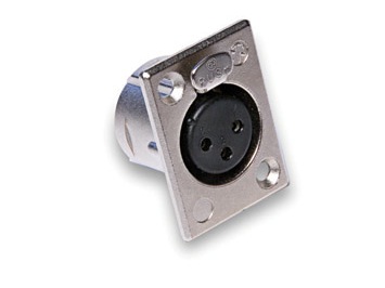 Hosa Hosa NC3FP-1 Neutrik P-Flange XLR Female Connector