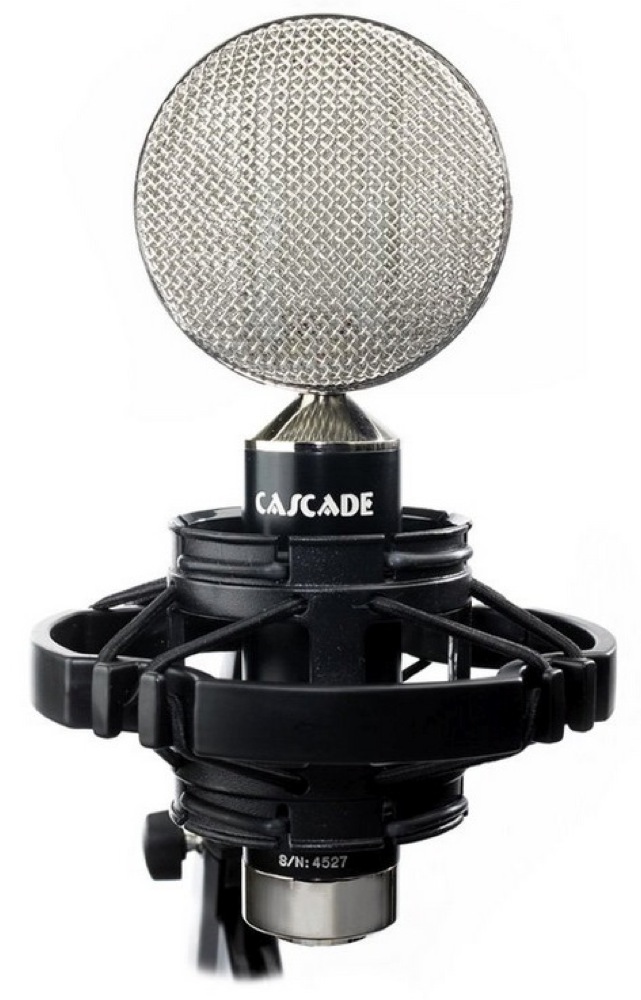 Cascade Microphones Cascade Microphones Fat Head II Ribbon Microphone - Black and Silver