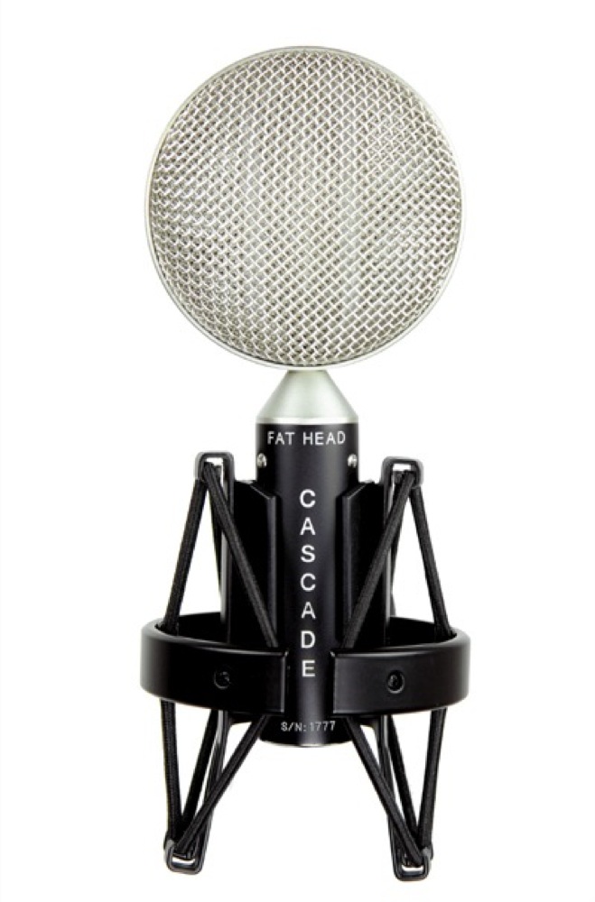 Cascade Microphones Cascade Microphones Fat Head Short Ribbon Microphone - Black and Silver