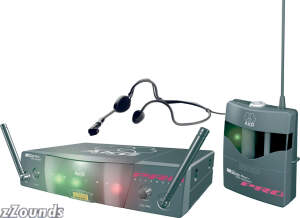 AKG WMS40 Pro Sports Set Flexx UHF Diversity Wireless System with C444L Headset