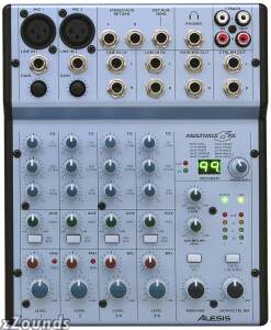 Alesis MultiMix 6FX 6 Channel Mixer with Effects