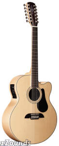 Alvarez AJ60SC12 12 String Jumbo Cutaway Acoustic Electric Guitar
