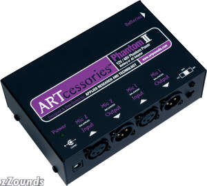 ART Phantom II Dual Phantom Power Supply ARTPHANII ART Phantom II Dual Phantom Power Supply