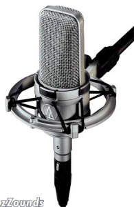 Audio Technica AT4047SV Cardioid Capacitor Microphone with Shockmount AUTAT4047SV Audio Technica AT4047SV Cardioid Capacitor Microphone with Shockmount
