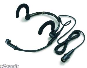 Audio Technica AT889cW Aerobics Headset Microphone AUTAT889 Audio Technica AT889cW Aerobics Headset Microphone