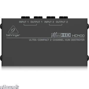 Behringer MicroHD HD400 2-Channel Hum Destroyer