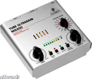 Behringer Ultragain MIC200 Tube Preamplifier with Modeling