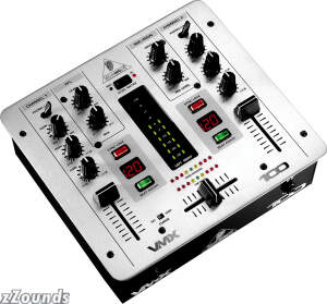 BEHVMX100 Behringer VMX100 2 Channel Pro DJ Mixer with Beat Counter