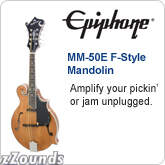 Epiphone MM50E F Style Acoustic Electric Mandolin