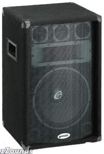 Gemini GSM1250 3-Way Loudspeaker (100 Watts, 1x12 in.)