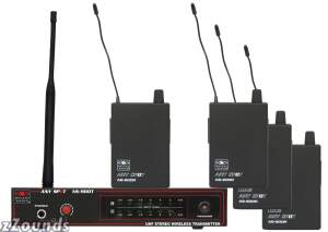 Galaxy Audio AS9004 Fixed Frequency In Ear Wireless Monitor Band Pack System