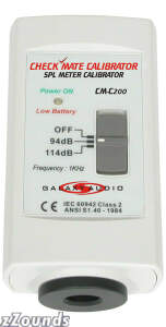 Galaxy Audio CMC200 Checkmate Calibrator For SPL Meters