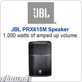 JBL PRX615M 2 Way Powered Speaker 1000 Watts 1x15 in