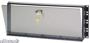 Middle Atlantic 4 Space (7 in.) Hinged Smoked Plexi Security Cover