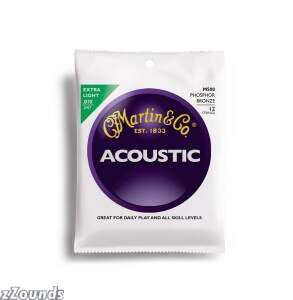 Martin M500 12-String 92/8 Phosphor Bronze Acoustic Guitar Strings (Light, 10-47)