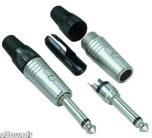 Neutrik NP2CBAG 1/4-inch Male Mono Connector