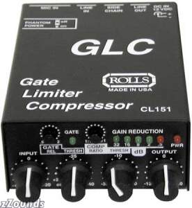 Rolls CL151 GLC Gate Limiter Compressor Microphone Preamp Click to buy Rolls CL151 GLC Gate Limiter Compressor Microphone Preamp
