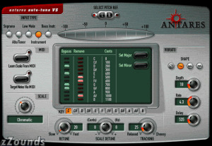 Antares Auto Tune VS Real Time Pitch Correction Plug In (Roland VS Format) ROLAUTOTUNEVS Antares Auto Tune VS Real Time Pitch Correction Plug In (Roland VS Format)