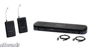 Shure PG188PG185 Dual Lavalier Wireless System